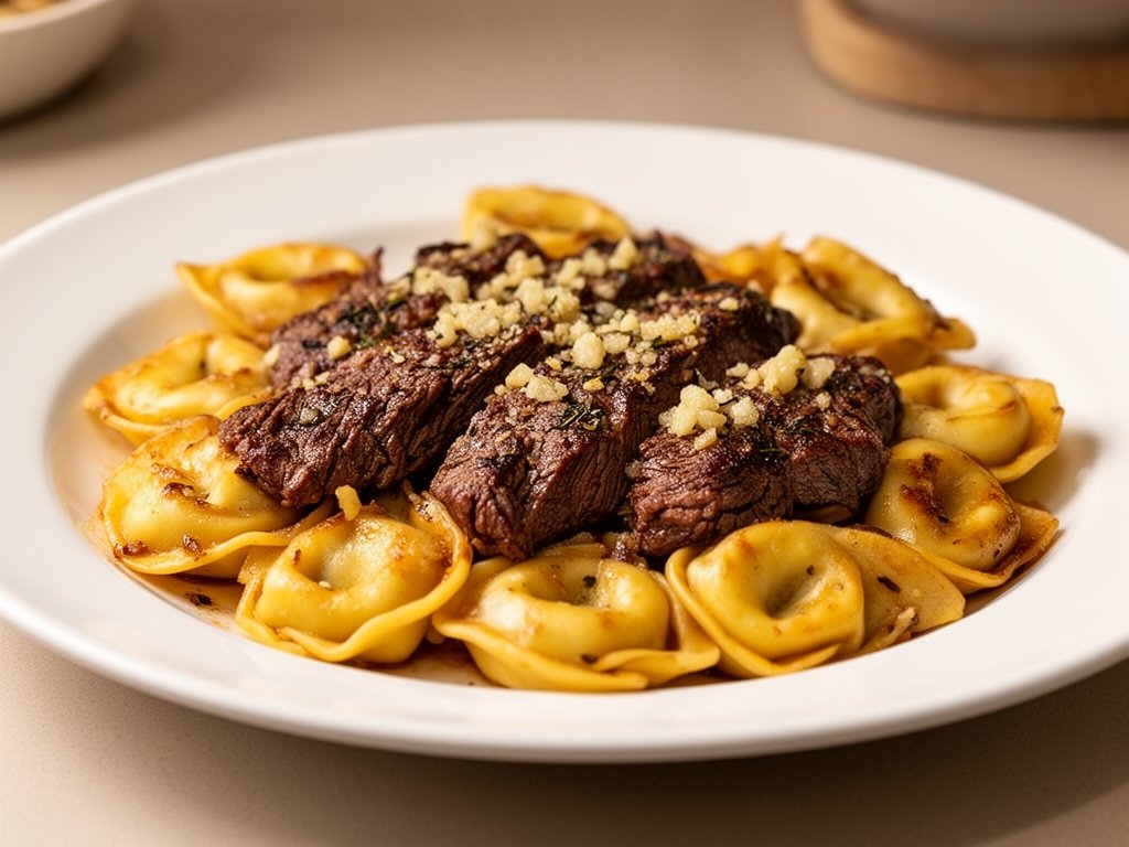 Garlic Steak Tortellini