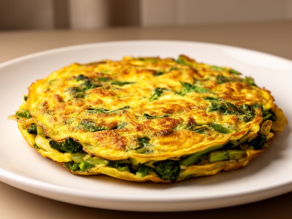 high protein veggie omelette