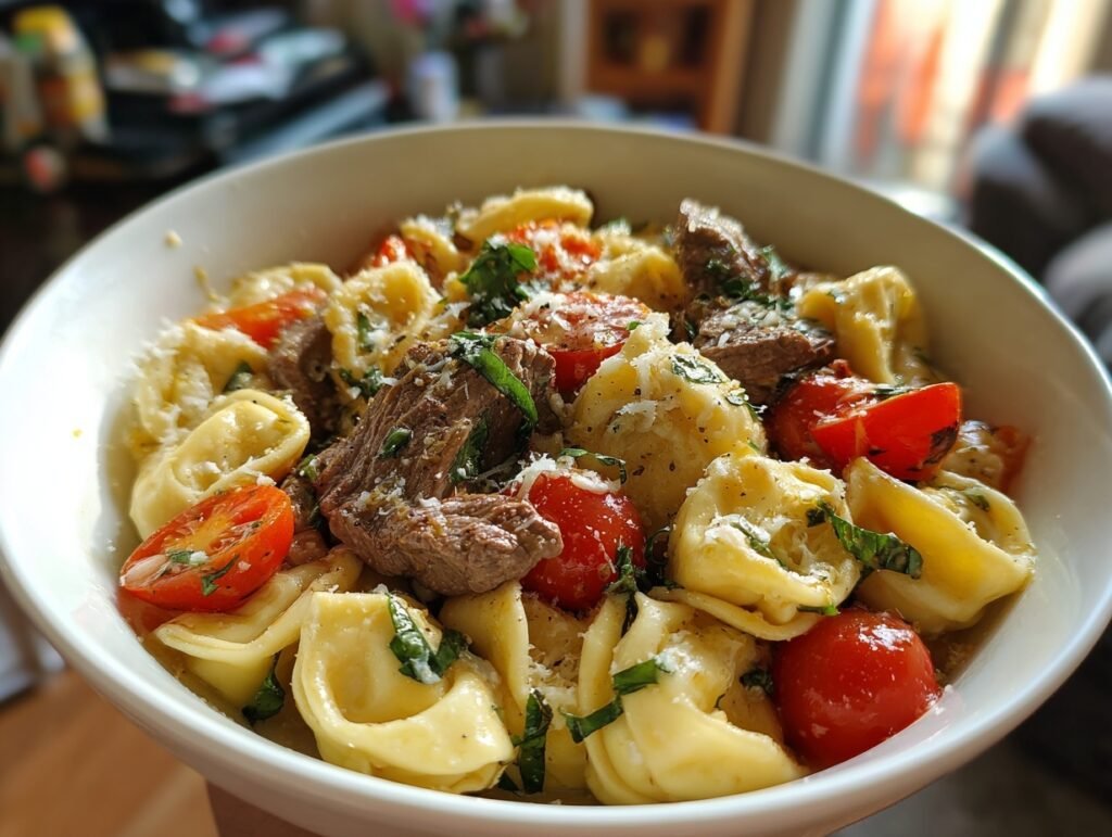 Garlic Steak Tortellini