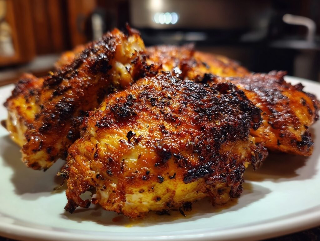 Air Fryer Crispy Chicken Thighs