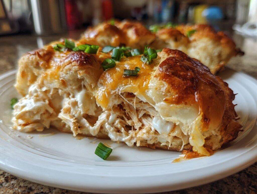 Cheesy Chicken Crescent Bake