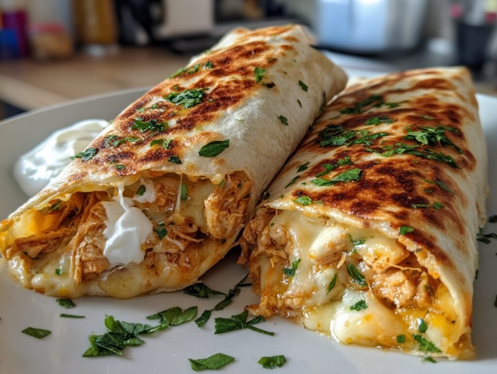 Storage tips for Cheesy Garlic Chicken Wraps