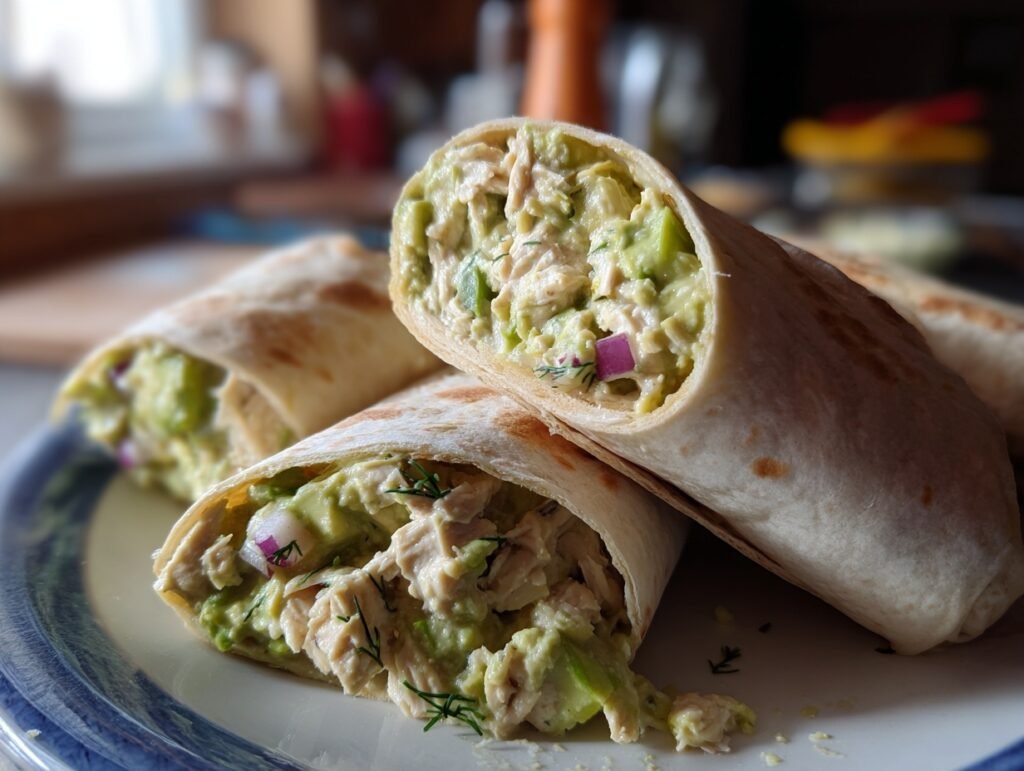 Chicken Avocado Roll-Ups
