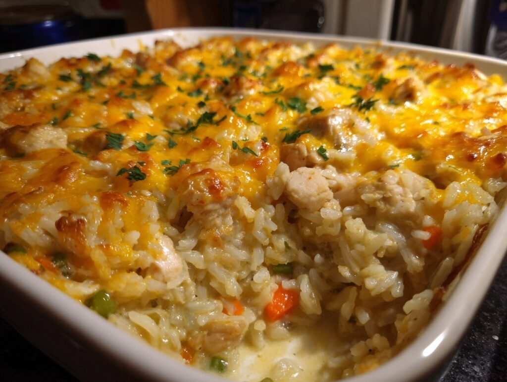 Creamy Chicken Rice Casserole