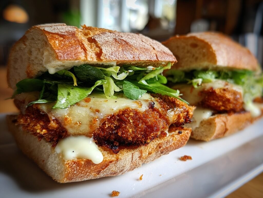 Crispy Chicken Caesar Sandwich
