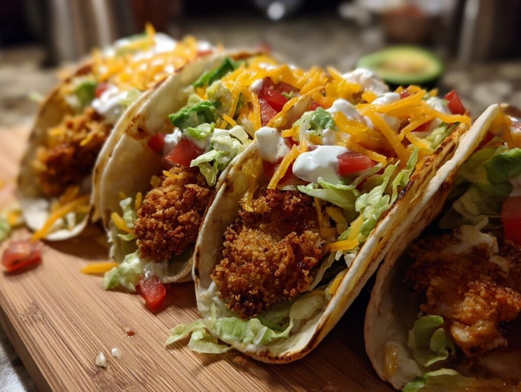 Crispy Chicken Tacos