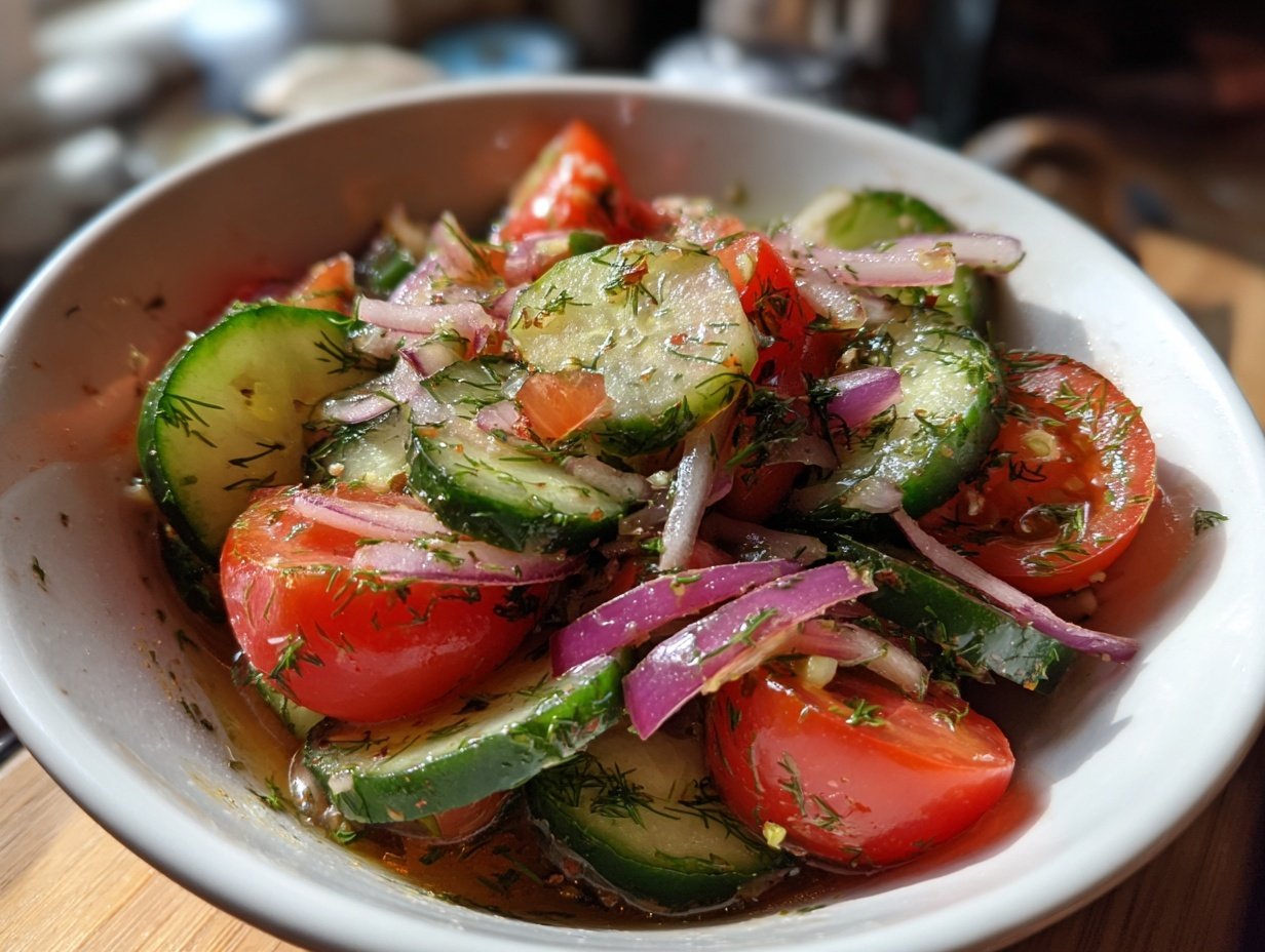 Easy Cucumber Tomato Salad: Fresh Summer Side Dish