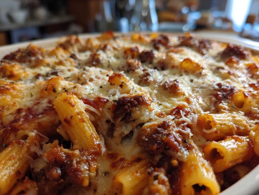 Easy Cheesy Baked Ziti