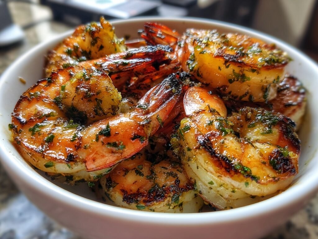 Lemon Herb Grilled Shrimp