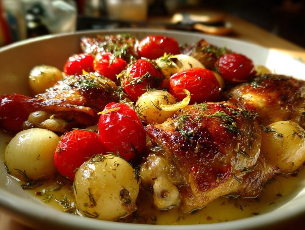 One Pan Lemon Dill Chicken
