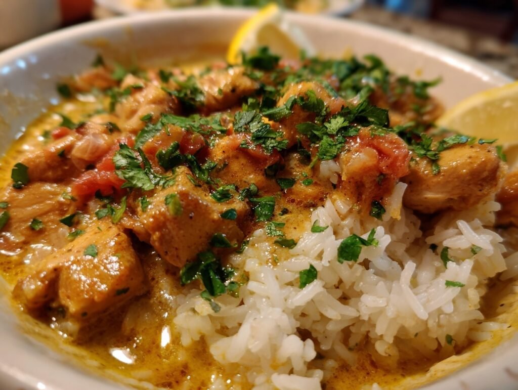 One Pot Butter Chicken Rice