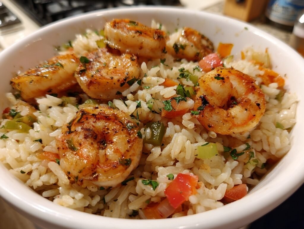 One Pot Cajun Shrimp