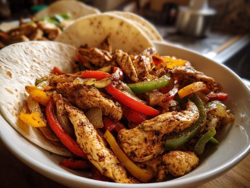 Sheet Pan Chicken Fajitas