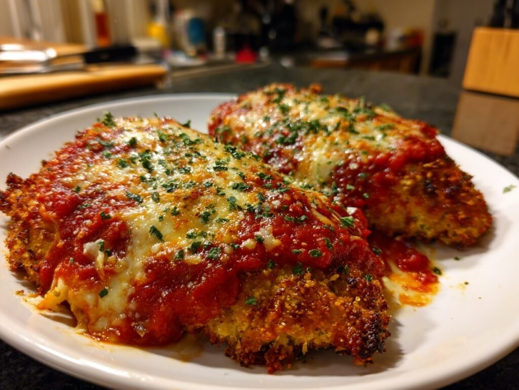 Sheet Pan Chicken Parmesan