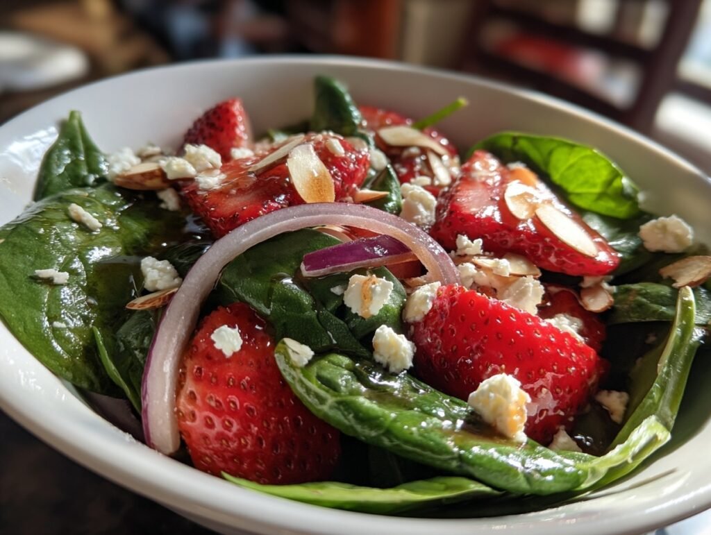 Strawberry Spinach Salad