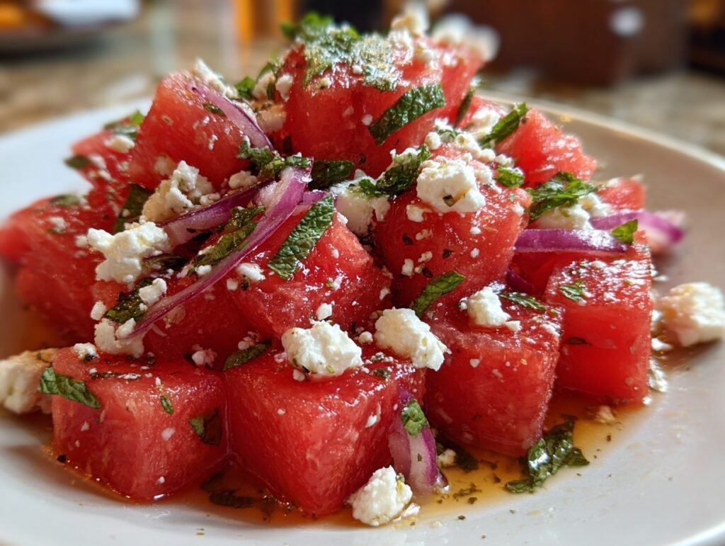 Watermelon Feta Salad