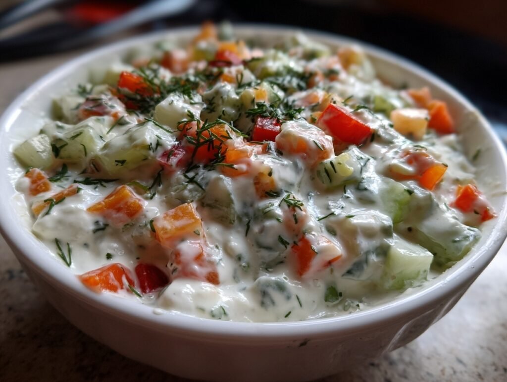 Greek Yogurt Veggie Dip