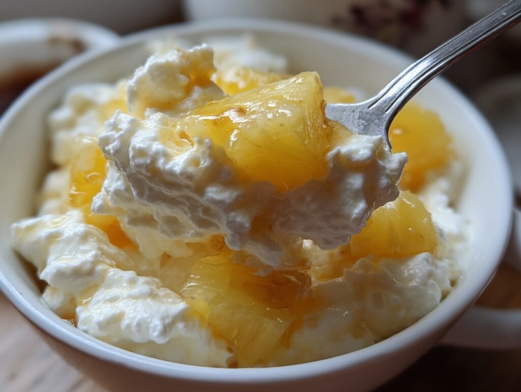 cottage cheese pineapple snack