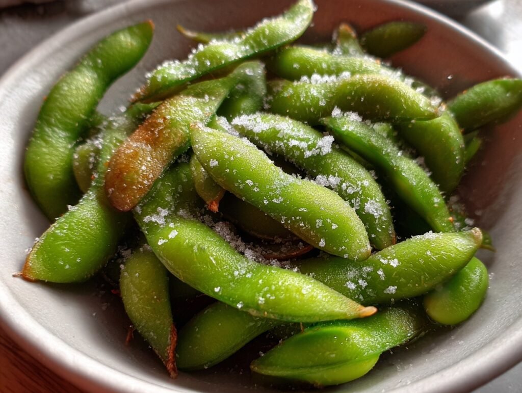 high protein edamame snack