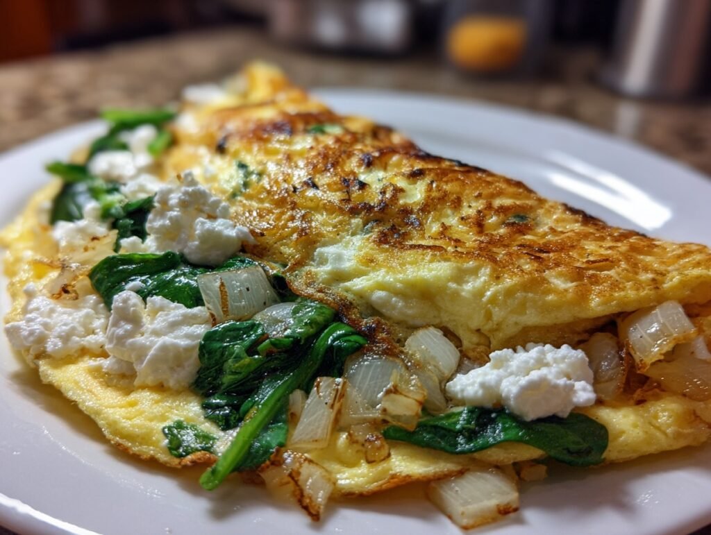high protein egg white omelet