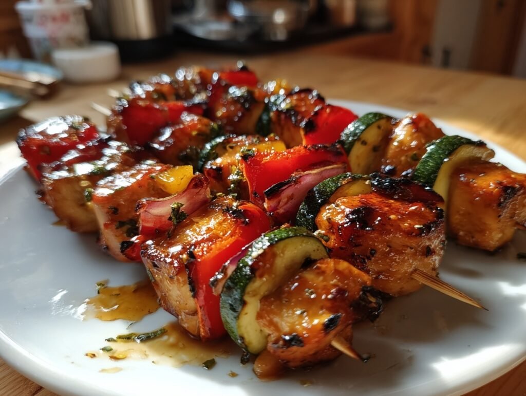 BBQ Chicken Skewers