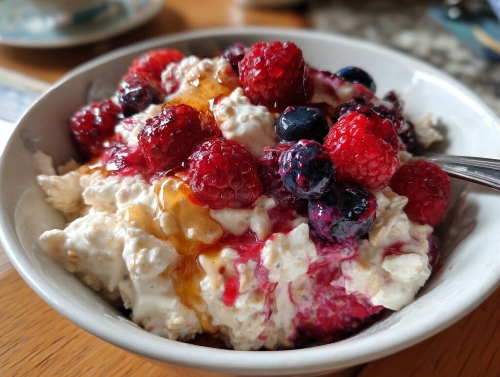 Cottage Cheese Overnight Oats