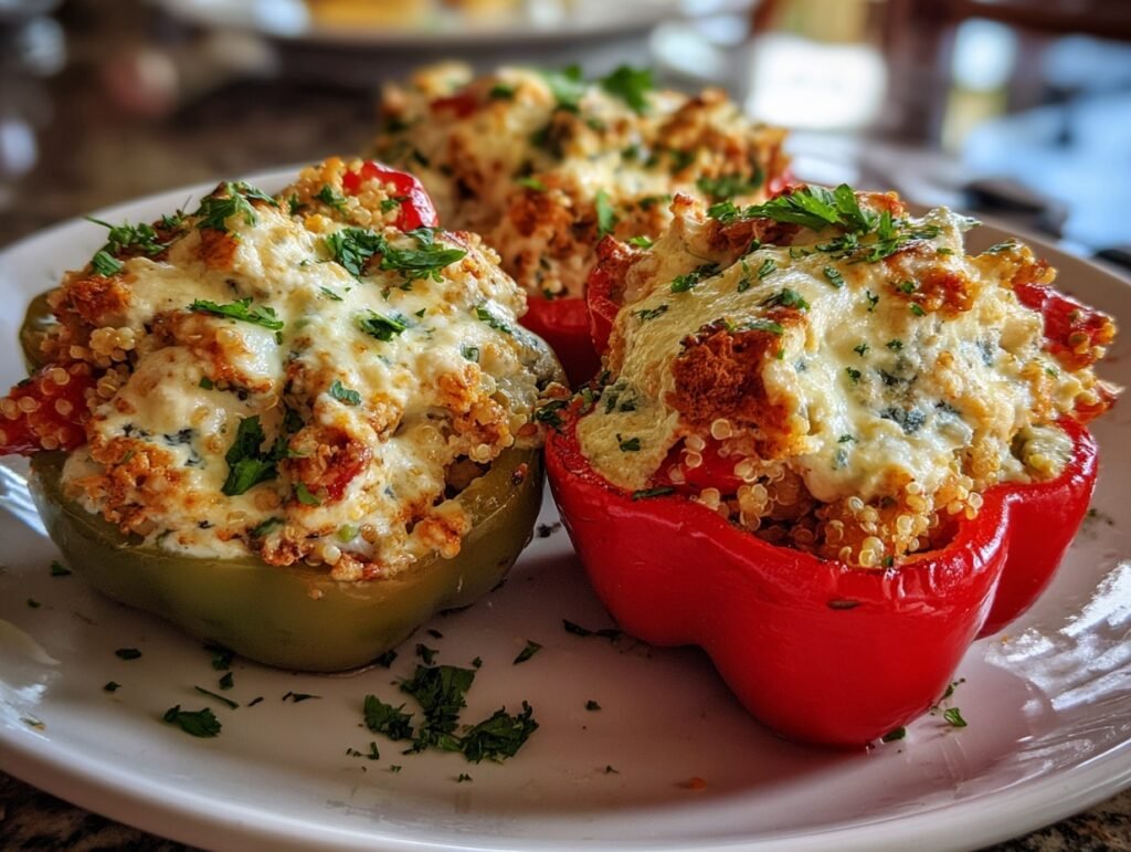 Cottage Cheese Stuffed Peppers