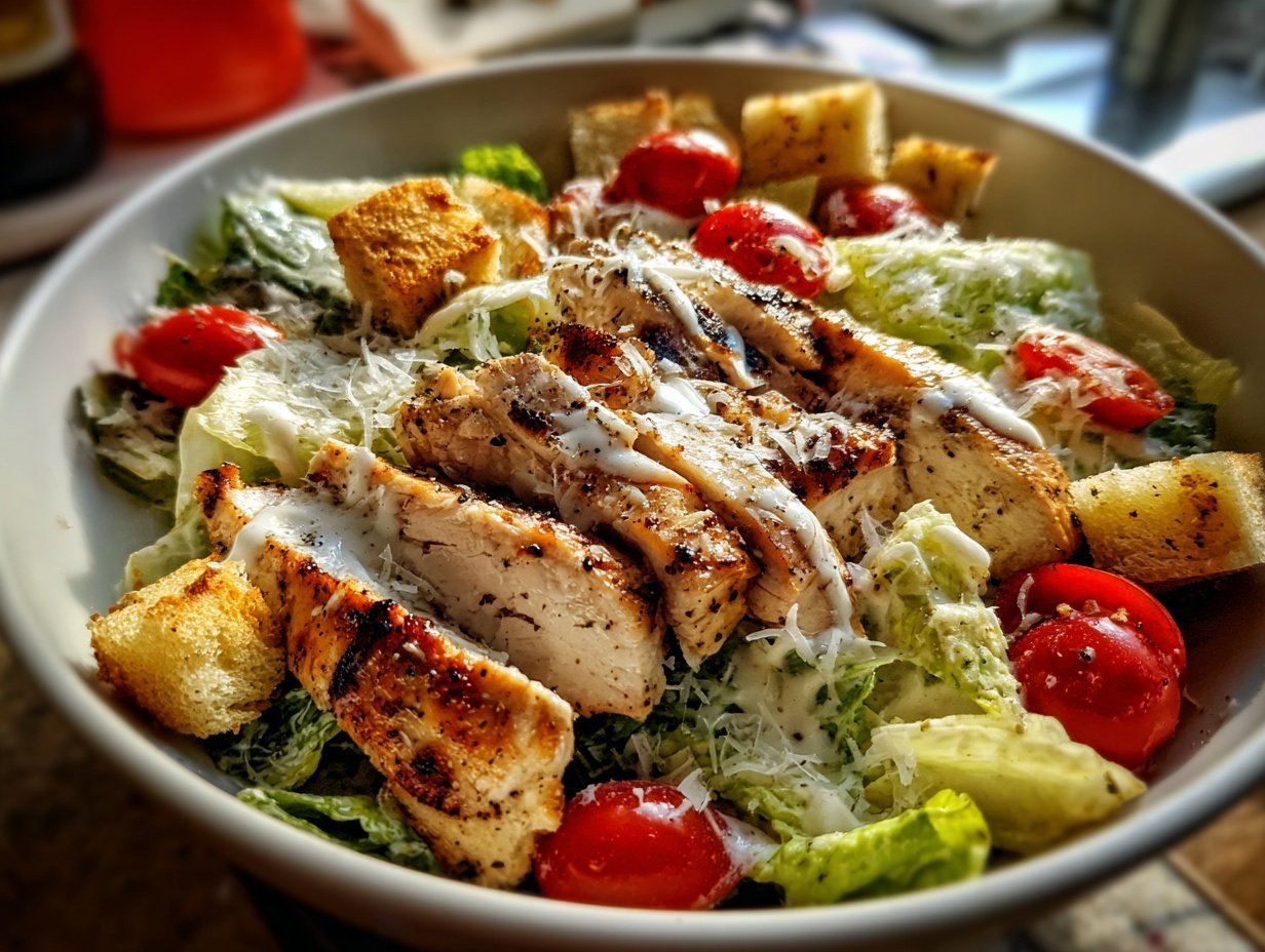 4-Ingredient Grilled Chicken Caesar Salad 20 Min Dinner