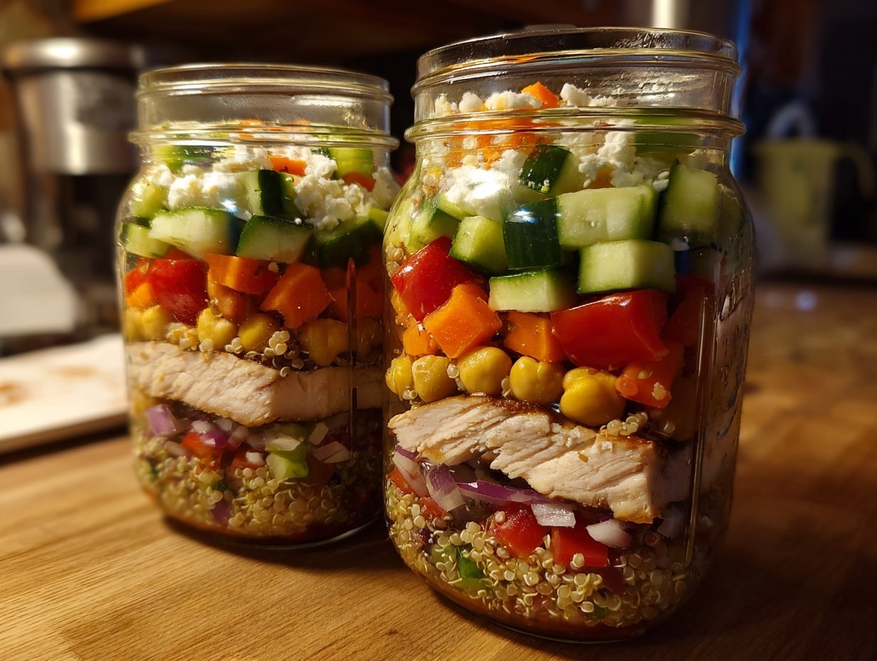 5-Day Mason Jar Salads No Soggy Greens Meal Prep