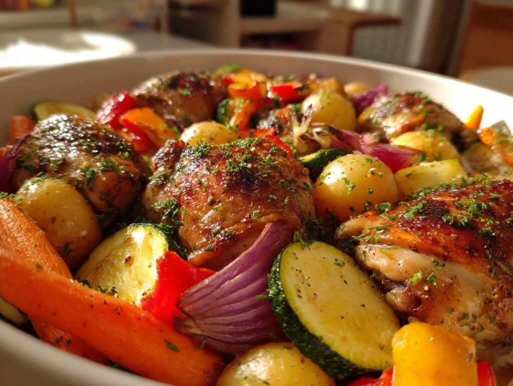 Tender Italian Chicken One-Pan