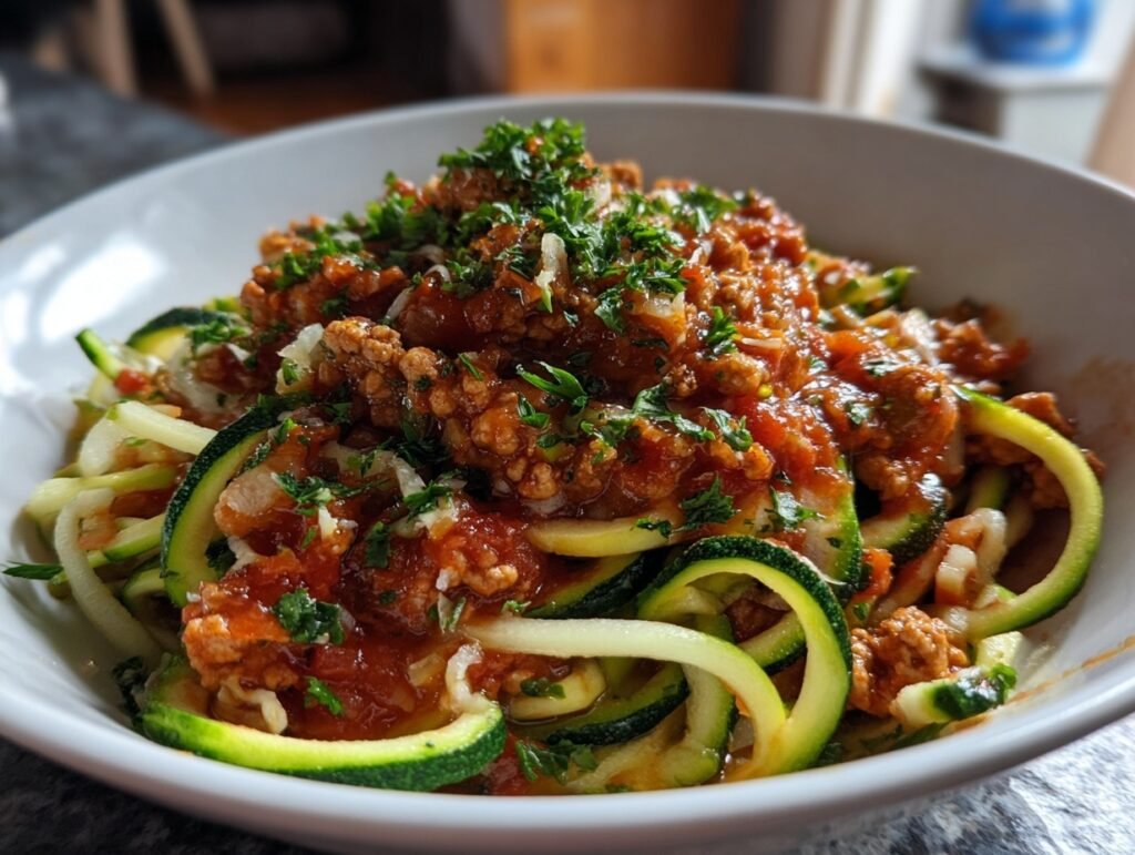 Zucchini Turkey Bolognese