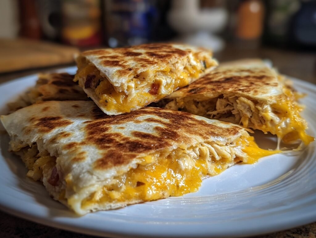 high protein cottage cheese quesadilla