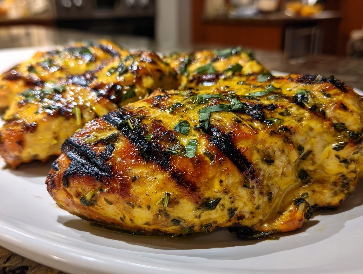 Juicy Lemon Basil Grilled Chicken in 30 Minutes